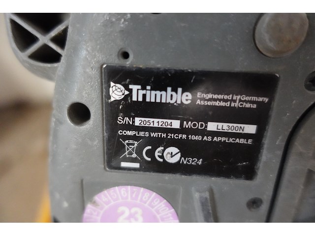 Bouwlaser spectra - afbeelding 2 van  2