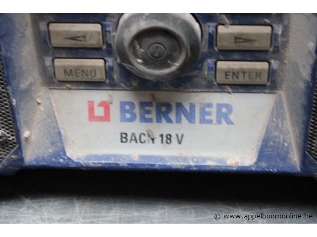 Bouwradio - berner - bac 18 v - afbeelding 2 van  2