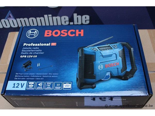 Bouwradio - bosch - gpb 12v-10 professional - afbeelding 2 van  2