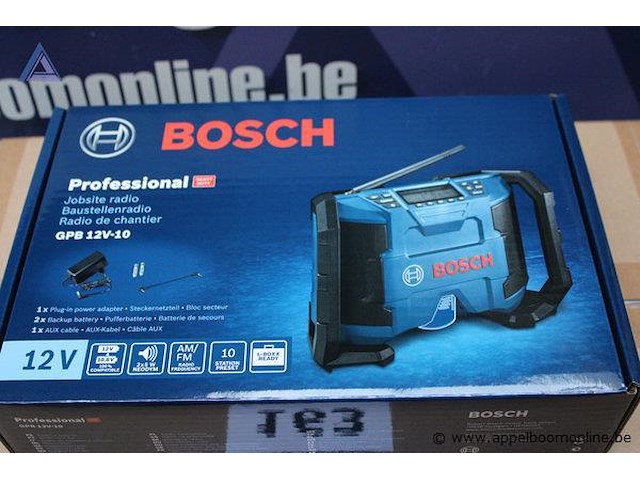 Bouwradio - bosch - gpb 12v-10 professional - afbeelding 2 van  2