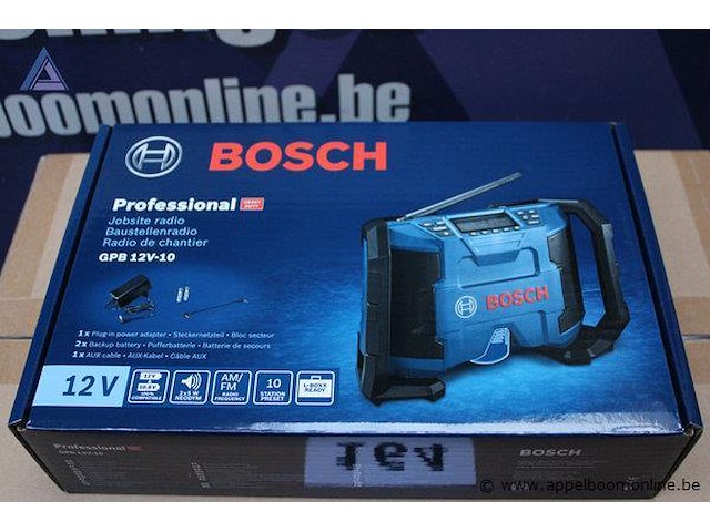 Bouwradio - bosch - gpb 12v-10 professional - afbeelding 2 van  2