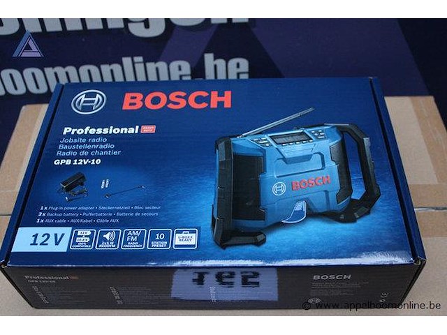 Bouwradio - bosch - gpb 12v-10 professional - afbeelding 2 van  2