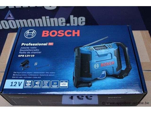 Bouwradio - bosch - gpb 12v-10 professional - afbeelding 2 van  2