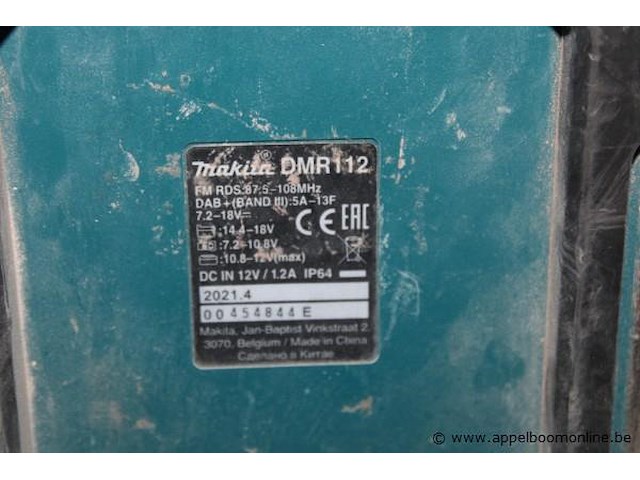 Bouwradio - makita - dab+ bluetooth - afbeelding 2 van  2