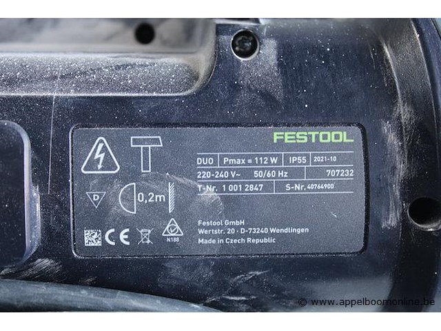 Bouwstraler festool duo - afbeelding 3 van  4