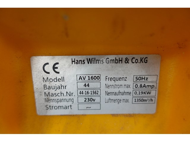 Bouwventilator willems - afbeelding 5 van  5