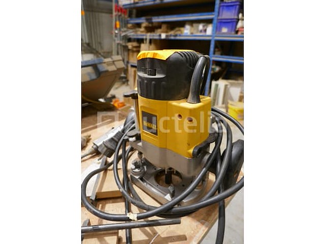 Bovenfrees dewalt + rechte slijpmachine grinder - afbeelding 3 van  5