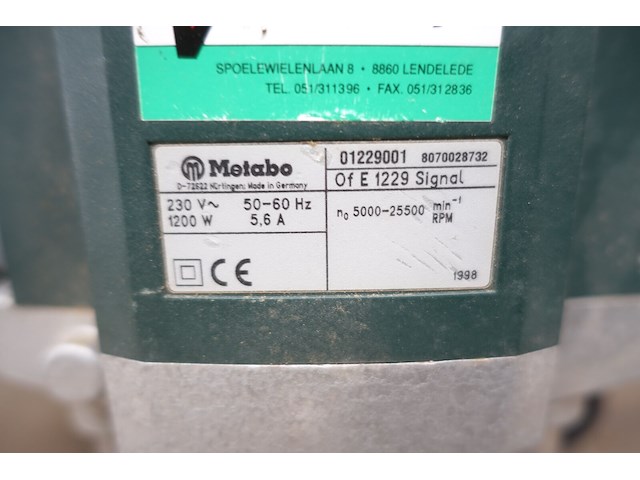 Bovenfrees metabo - afbeelding 4 van  5