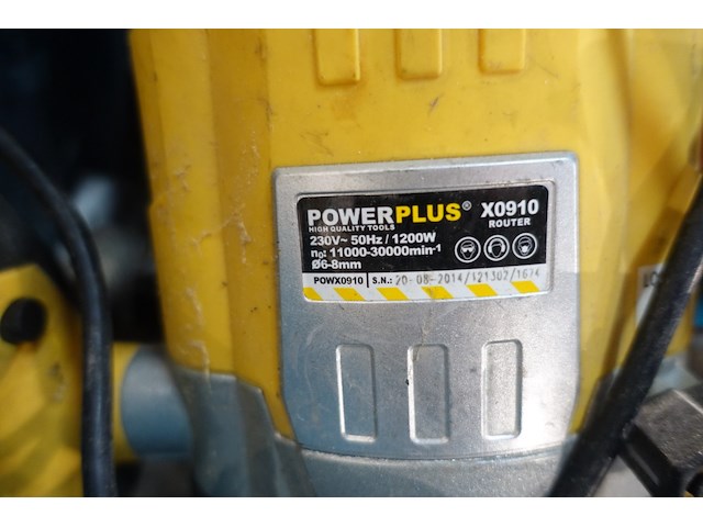 Bovenfrees powerplus + schuurmachine xceed - afbeelding 2 van  2