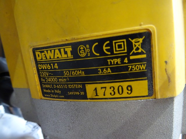 Bovenfrees + wipzaag dewalt - afbeelding 3 van  5