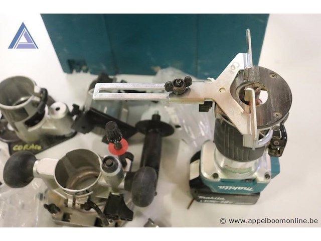 Bovenfreesmachine - makita - 18v toebehoren - freesvoeten, adapter, overige accessoires - afbeelding 3 van  3