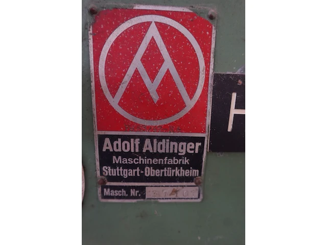 Bovenfreesmachine adolf aldinger - afbeelding 6 van  8