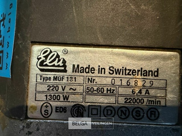 Bovenfreesmachine elu - afbeelding 3 van  3