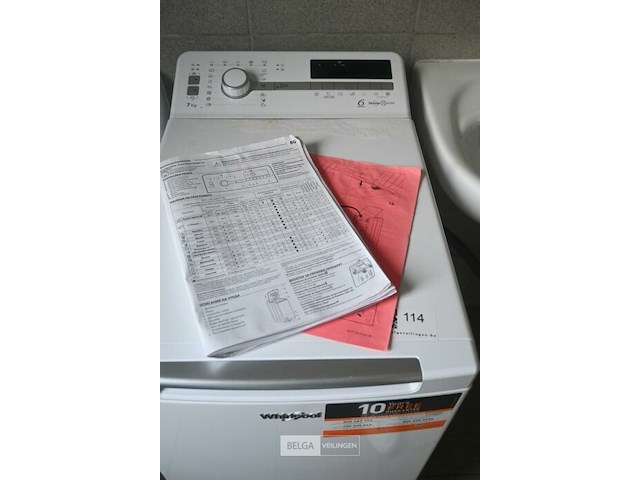 Bovenlader wasmachine whirlpool - afbeelding 4 van  4