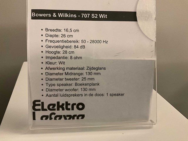 Bowers & wilkins 702 s2 luidspreker (2x) - afbeelding 5 van  8