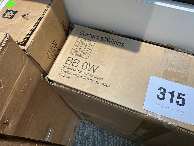 Bowers & wilkins bb 6w backbox - afbeelding 2 van  2