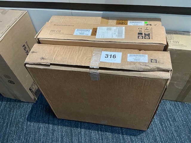 Bowers & wilkins bb c8 backbox (3x) - afbeelding 1 van  2