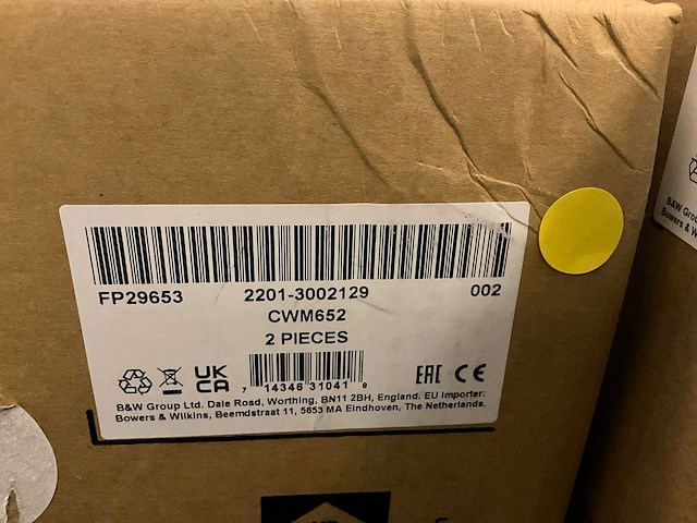 Bowers & wilkins cwm652 luidspreker (2x) - afbeelding 3 van  4