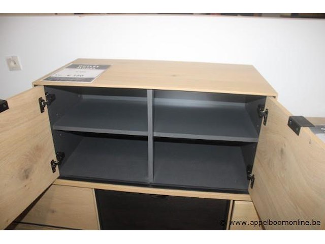 Box elements + potenstel - eik natuur fineer - afbeelding 2 van  2