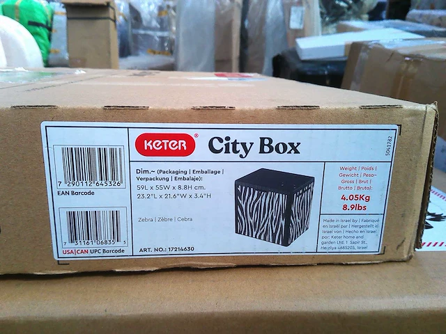 Box keter zebra - afbeelding 1 van  1
