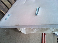 Box spring bed 160x200 - matras - borst - beige fluweel - afbeelding 14 van  16