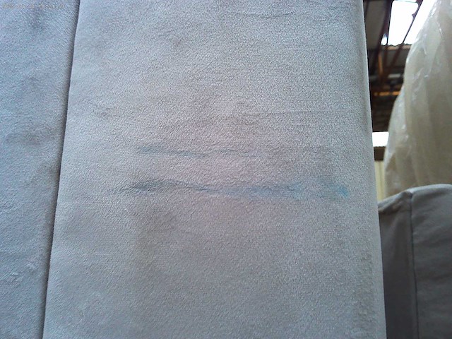 Box spring bed 160x200 - matras - borst - beige fluweel - afbeelding 5 van  12