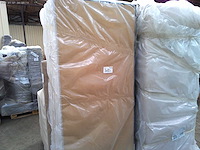 Box spring bed 160x200 - matras - matras topper - borst - beige fluweel - afbeelding 3 van  11