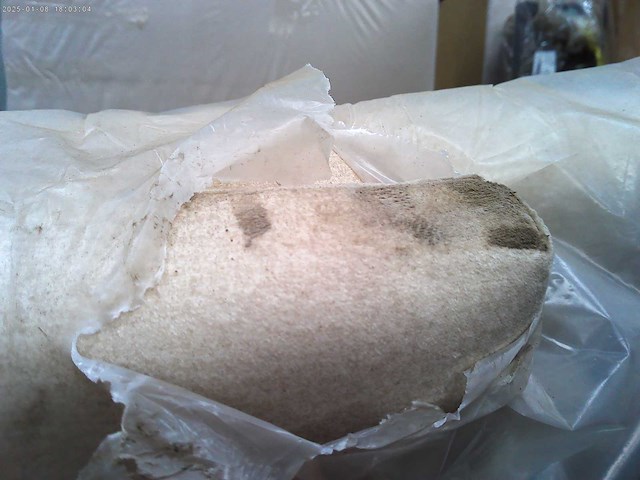 Box spring bed 160x200 - matras - matras topper - borst - beige fluweel - afbeelding 10 van  13