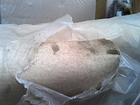 Box spring bed 160x200 - matras - matras topper - borst - beige fluweel - afbeelding 10 van  13