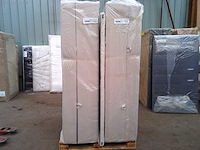 Box spring bed 160x200 - matras - matras topper - borst - beige fluweel - afbeelding 9 van  9