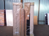 Box spring bed 160x200 - matras - matras topper - borst - beige fluweel - afbeelding 10 van  11