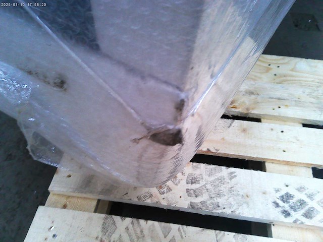 Box spring bed 160x200 - matras - matras topper - borst - beige fluweel - afbeelding 10 van  12