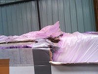 Box spring bed 160x200 - matras - matras topper - borst - beige fluweel - afbeelding 3 van  10