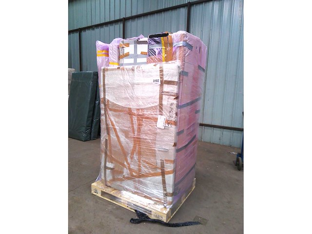 Box spring bed 160x200 - matras - matras topper - borst - beige fluweel - afbeelding 4 van  10