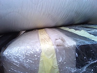 Box spring bed 160x200 - matras - matras topper - borst - beige fluweel - afbeelding 4 van  8