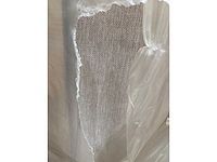 Box spring bed 160x200 - matras - matras topper - borst - beige stof - afbeelding 2 van  10