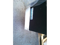 Box spring bed 160x200 cm - borst - matras - matras topper - witte pu - afbeelding 5 van  13