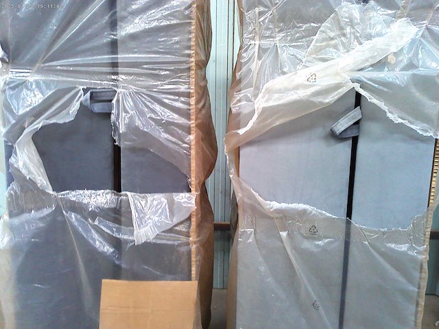 Box spring bed 180x200 - matras - matras topper - borst - donkergrijs fluweel - afbeelding 2 van  9