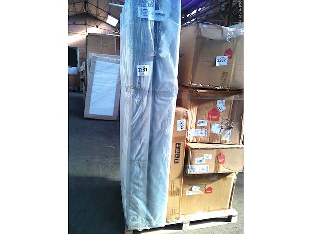 Box spring bed 180x200 - matras - matras topper - borst - grijs fluweel - afbeelding 3 van  7