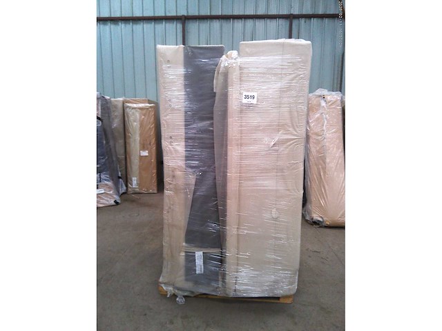 Box spring bed 180x200 - matras - matrastopper - borst - beige fluweel - afbeelding 2 van  10