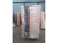Box spring bed 180x200 - matras - matrastopper - borst - beige fluweel - afbeelding 2 van  10