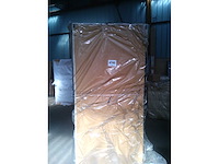 Box spring bed 180x200 - matras - matrastopper - borst - beige fluweel - afbeelding 4 van  12