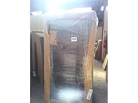 Box spring bed 200x200 - matras - matras topper - borst - donkergrijs fluweel - afbeelding 3 van  11
