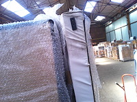 Box spring bed 200x200 - matras - matras topper - borst - white pu - afbeelding 6 van  14