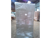 Box springbed 200x200 - matras - matras topper - borst - grijs fluweel - afbeelding 3 van  11