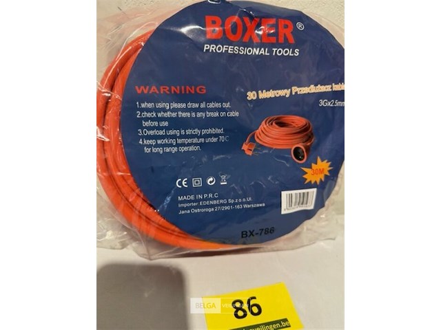 Boxer verlengkabel 30m 3g x 2,5mm - afbeelding 3 van  3