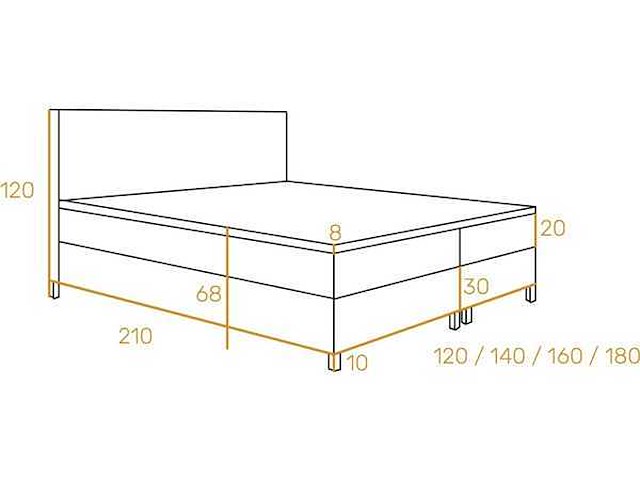 Boxspring chester 180x200 - afbeelding 3 van  3