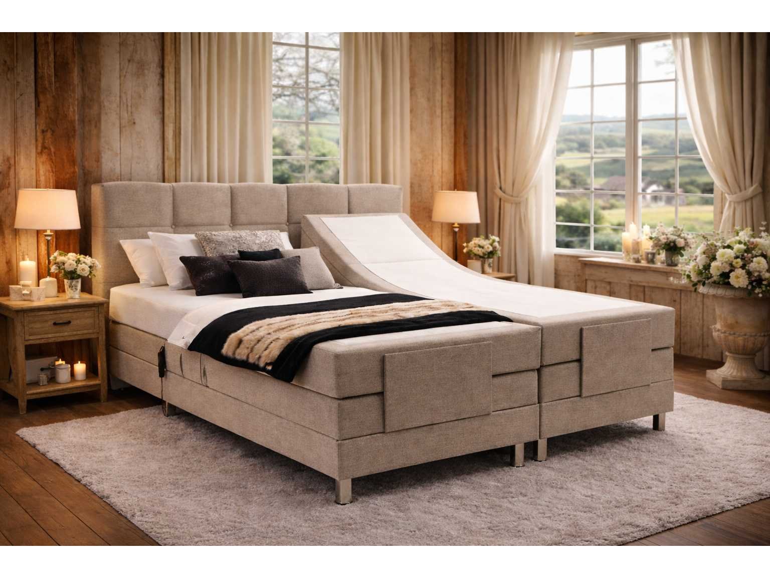 Boxspring toonzaalopruiming