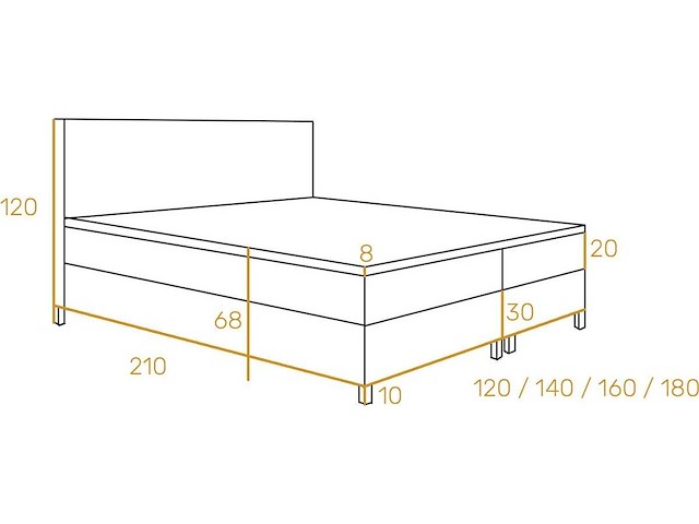 Boxspring - afbeelding 2 van  3