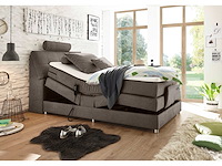 Boxspringbet 120 x 200 elektrisch - matrastopper, hoofdsteun en opbergruimte in het hoofdeinde. - afbeelding 6 van  8